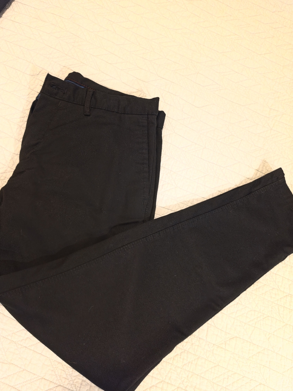 Zara Chino Pants Men Black